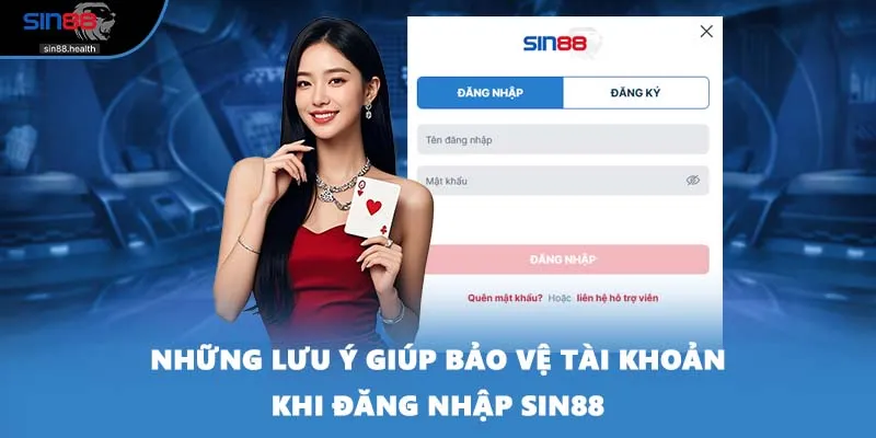 Những lưu ý giúp bảo vệ tài khoản khi đăng nhập SIN88